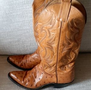 Vintage nacona ostrich boot
